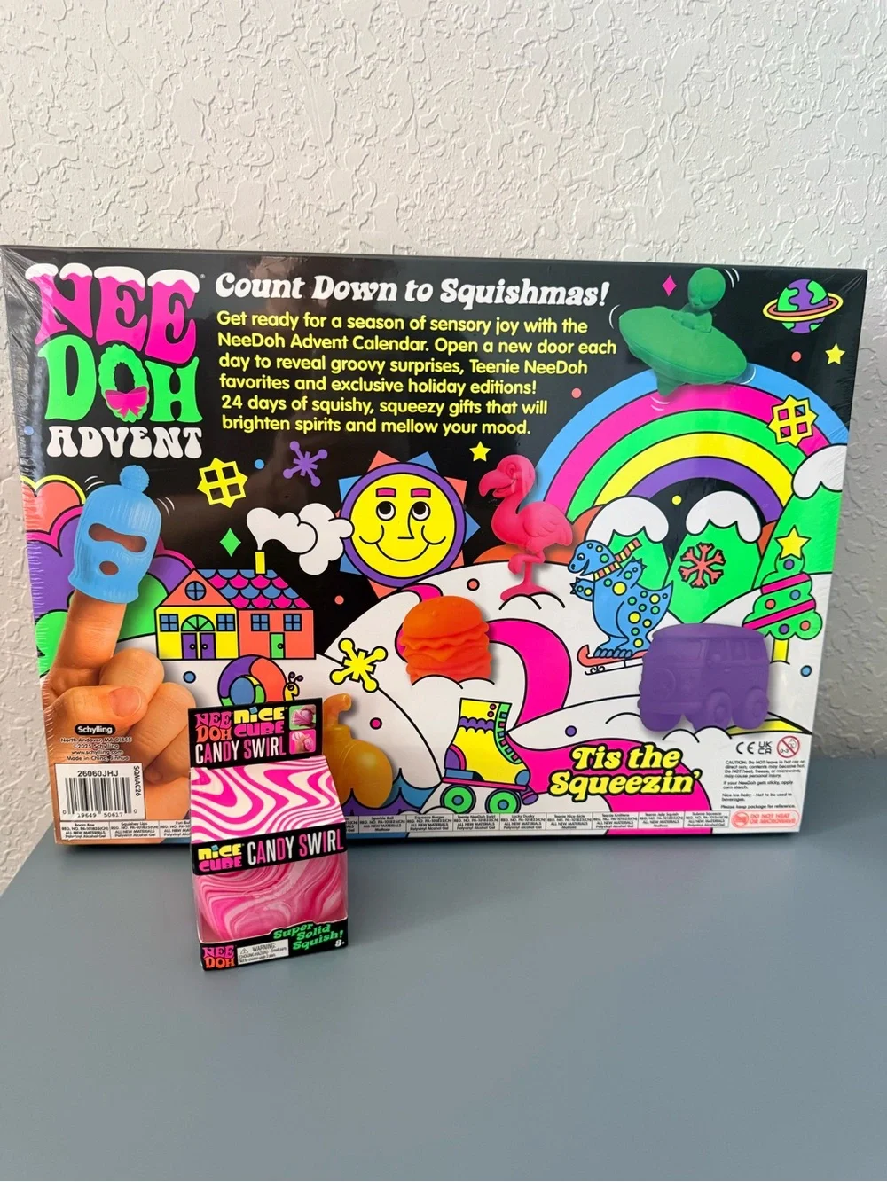 Needoh Advent Calendar and Candy Swirl Cube
